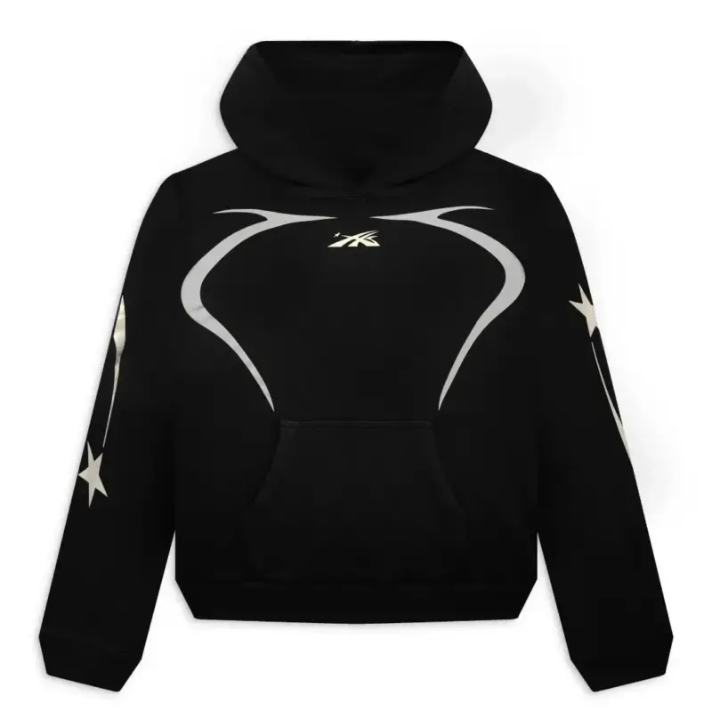 Black Hellstar Sports Jet Hoodie