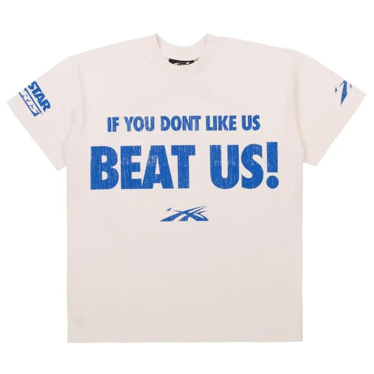 Hellstar Beat Us! Tee Vintage White