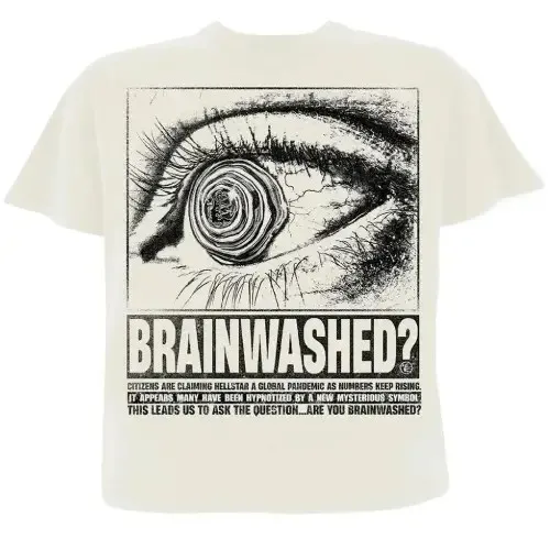 Hellstar Brainwashed Eyeball Tee White