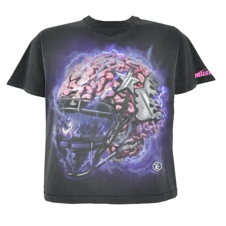 Hellstar Football Powered By The Star Black Tee