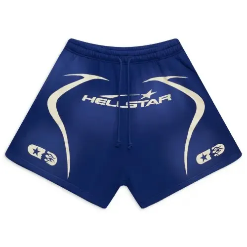 Hellstar Warm-Up Shorts Blue