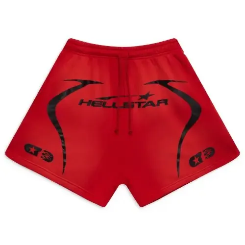 Hellstar Warm-Up Shorts Red