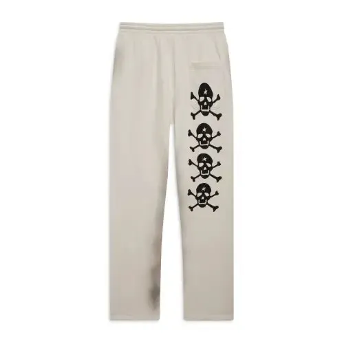 Hellstar If You Don’t Like Us Beat Us Sweatpants White