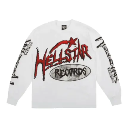 Hellstar Studios Records Long Sleeve White