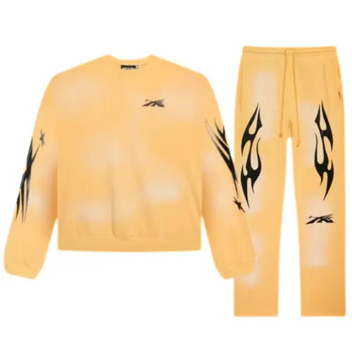 Hellstar Sports Sweatsuit Yellow